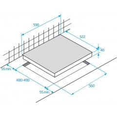 Beko HILW64222S Εστία Υγραερίου Αυτόνομη 58.5x52.4εκ. Beko HILW64222S Εστία Υγραερίου Αυτόνομη 58.5x52.4εκ.